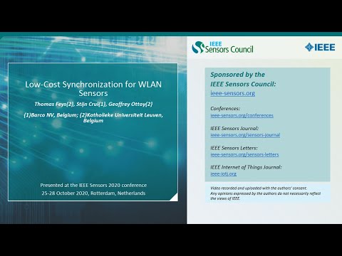 Low-Cost Synchronization for WLAN Sensors