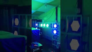 dj par light coding test with dmx512 controller 🎛️#lighting#youtubeshorts #youtubemusic