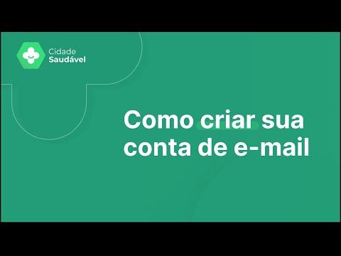 Como criar e-mail para atualizar o Cidade Saudável