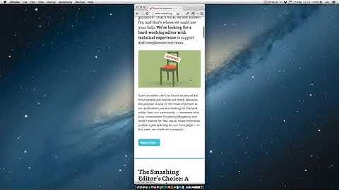 Responsive Web Design Example  Smashing Magazine