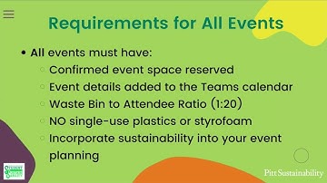 Green Host Training Introduction