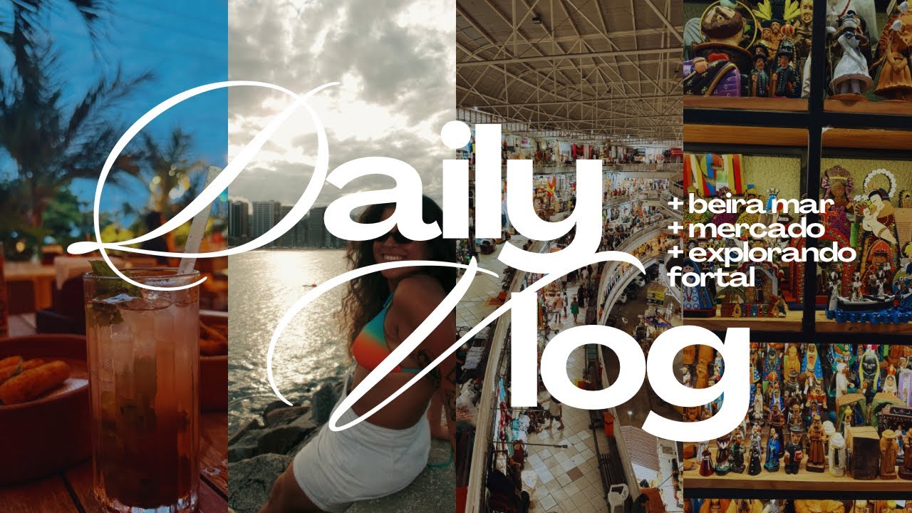 um dia em fortal | mercado central, beira mar..