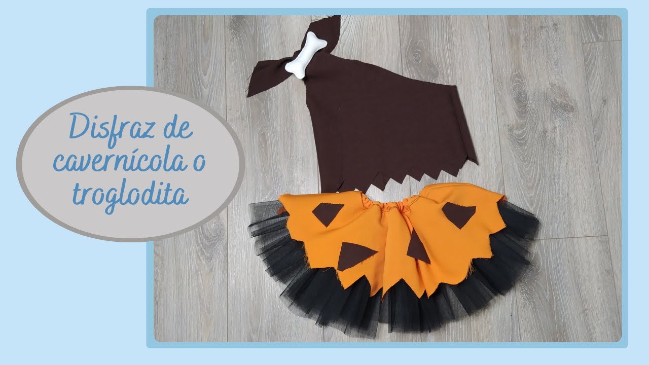 Como hacer un disfraz de troglodita o cavernícola para niña