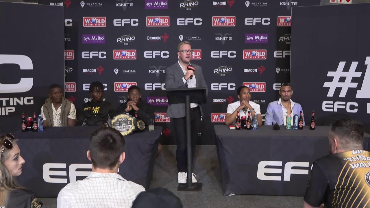 EFC 107 Post Event Presser - Live