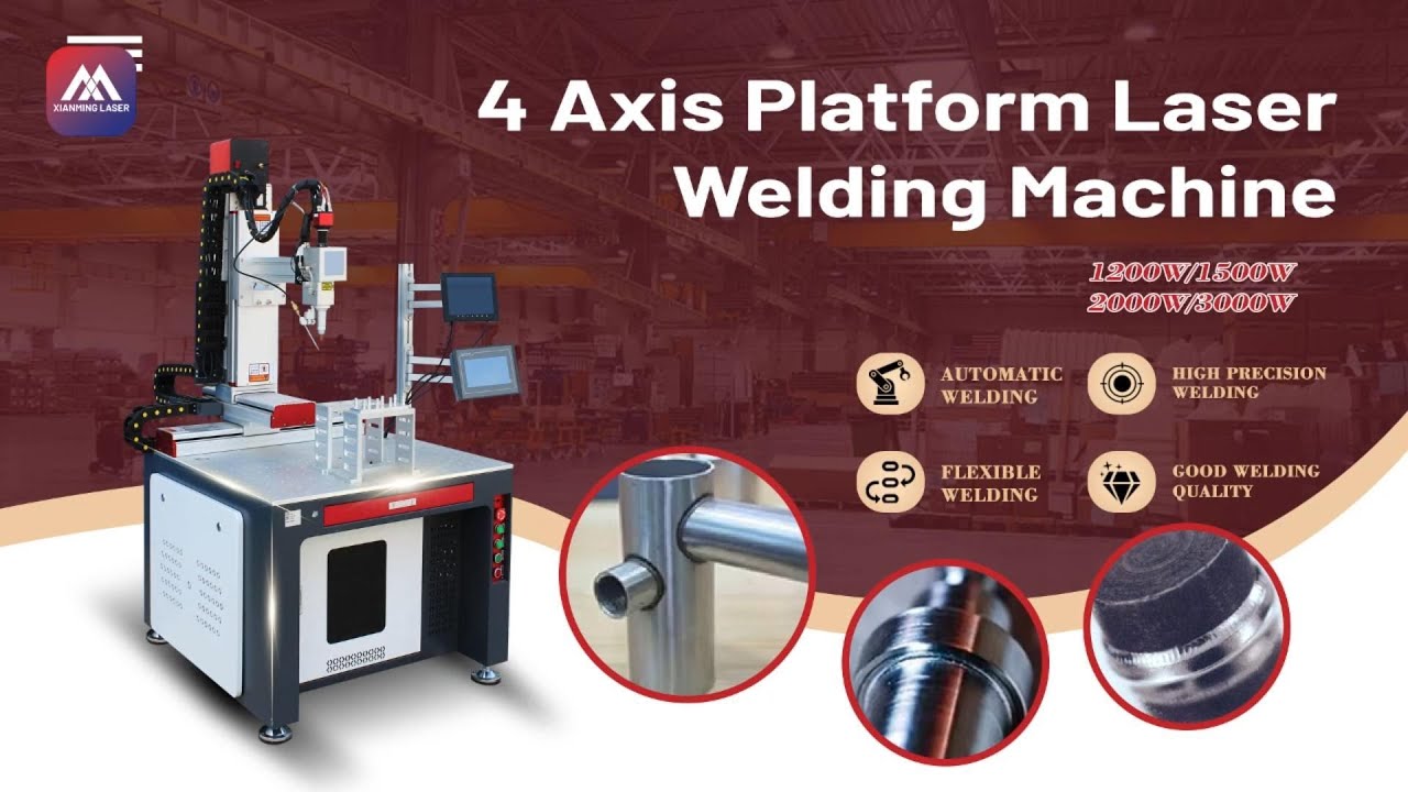 Newly 4 Axis Platform laser welding machine 1200W 1500W 2000W 3000W ...