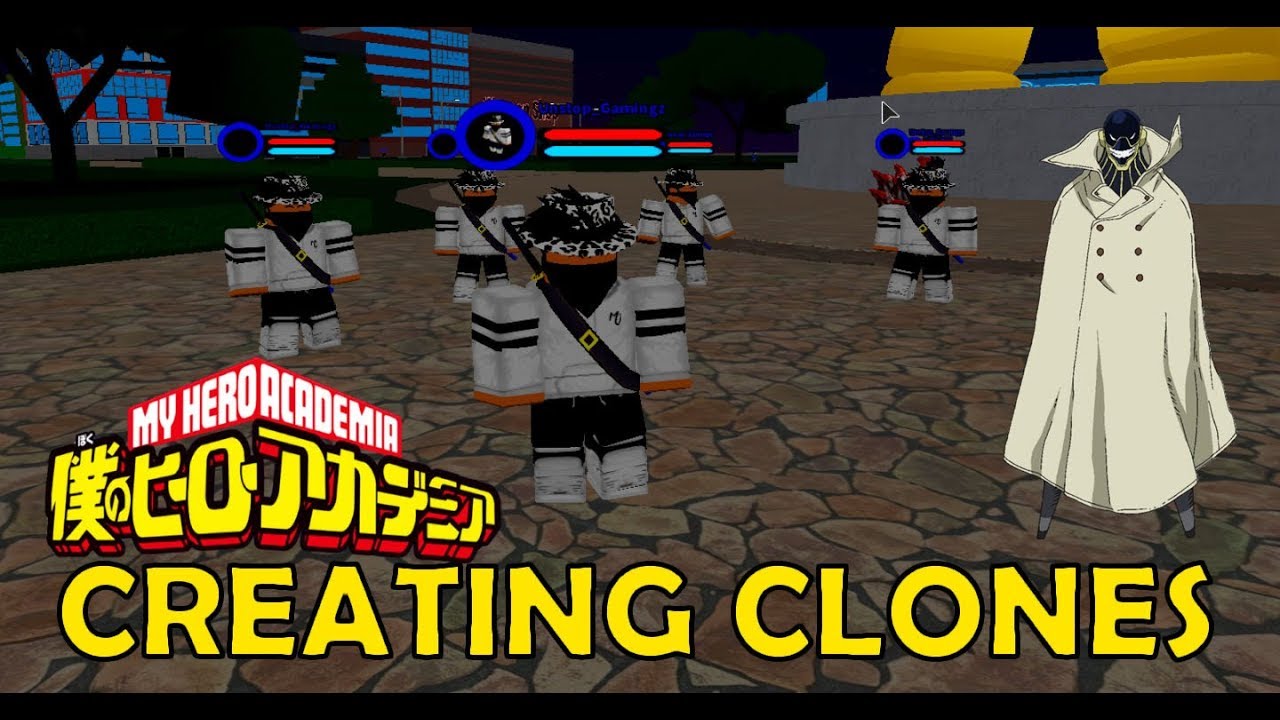 New Clones Quirk In Boku No Roblox Showcasing Zyurks Youtube - new clones quirk boku no roblox remastered youtube