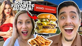 Celebrity I Took My Mom to try Sofia Vergara’s Favorite Burger… Does She Approve? 🍔 (HiHo Burger) Profile