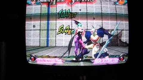 Tatsunoko vs. Capcom: Tekkaman & Chun-li combo