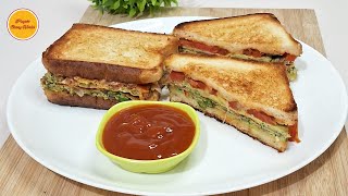 ബ്രെഡും മുട്ടയും ഉണ്ടോ? എങ്കില്‍ ഈ Sandwich തയ്യാറാക്കി നോക്കു | Cheese Bread Omelette Sandwich