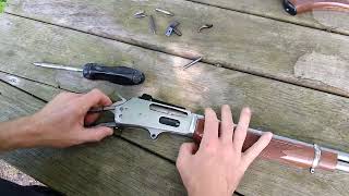 Marlin Trigger Kit Installation on Marlin 336 30-30 stainless steel (8 minutes)