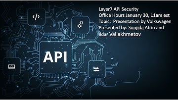 January 2025 Layer7 API Security Office Hours