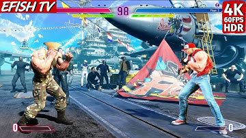 Guile vs Terry (Hardest AI) - Street Fighter 6