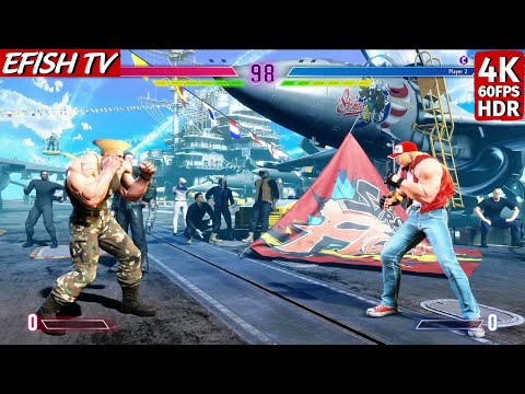 Guile vs Terry (Hardest AI) - Street Fighter 6
