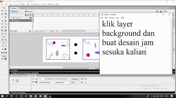 Tutorial membuat jam digital dengan macromedia flash 8