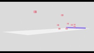 Falling blocks - BLENDER