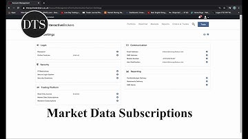 Market Data Subscription - Day Trader Survivor