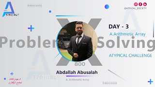 Problem X Solving - Day 3-  A. Arithmetic Array Net Worth