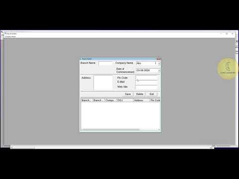 Visual basic 6.0 | Payroll Project 'frmBranchDetails random' | CodeLearning