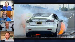 Kyle Melts Kia EV6 On Autobahn, Tesla Model 3 Actually Burns On Highway