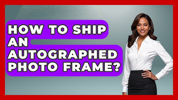 How To Ship An Autographed Photo Frame? - The Memorabilia Zone