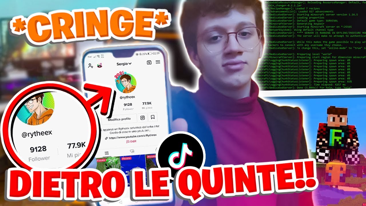 COSA C'È DIETRO AI MIEI TIKTOK/SHORTS! *CRINGE* - Dietro Le Quinte