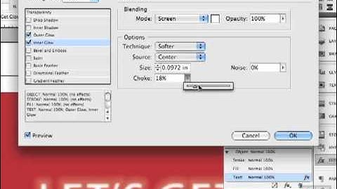 Tutorial - Creating Glowing Text effects  with  InDesign CS5
