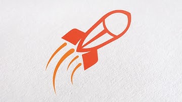 learn how to create a professional logo design with rocket shape in adobe illustrator cc