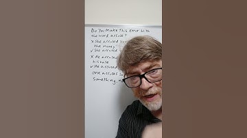 Do You Make This Common Error with the Word Accuse? Many Do - English Tutor Nick P