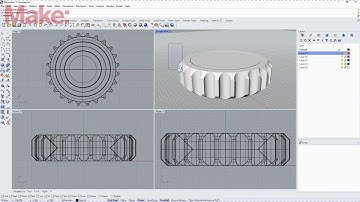 How to design the Maker Coin in Rhinoceros 3D