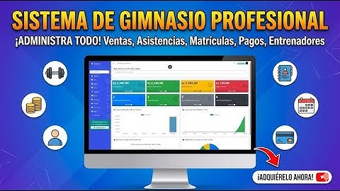 Sistema de Gestión para GIMNASIOS: Control de Pagos, Membresias, Clientes, Asistencias y más