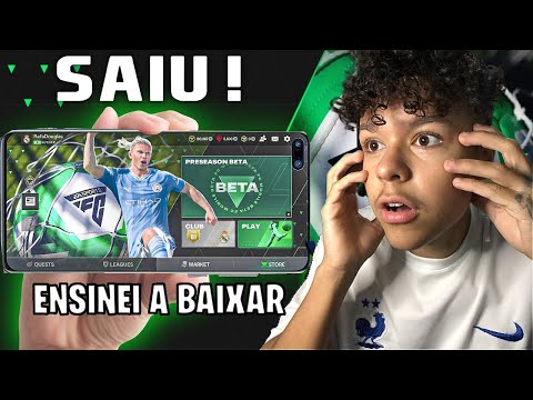 FUI O PRIMEIRO A JOGAR O NOVO FIFA MOBILE 24! (EA SPORTS FC)