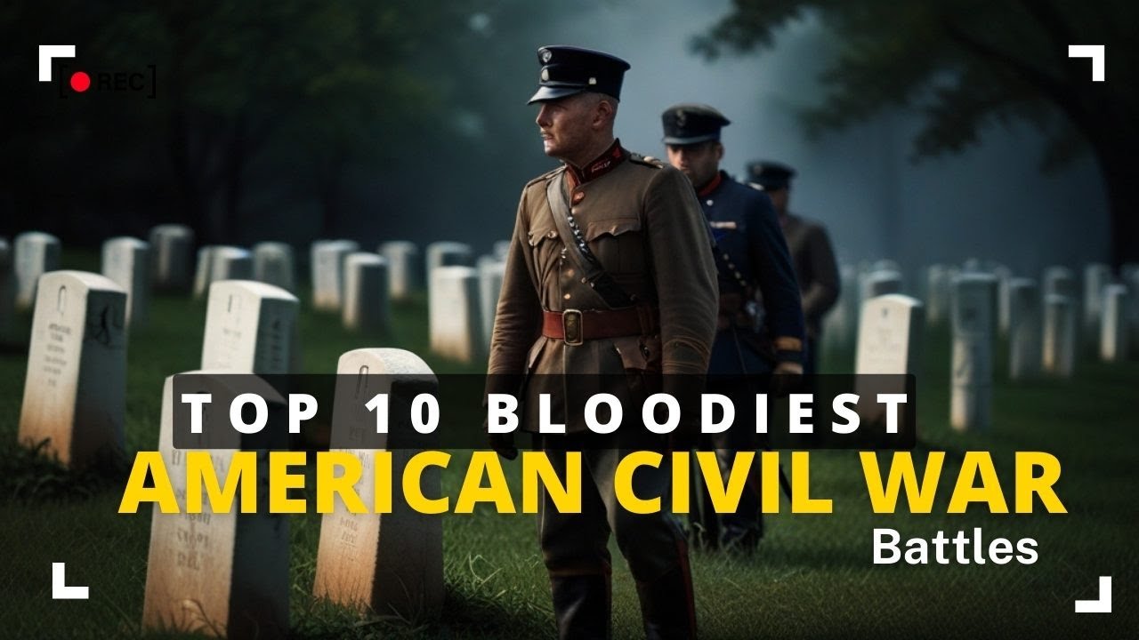 Top 10 Bloodiest American Civil War Battles #CivilWarBattles # ...