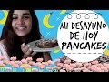 MI DESAYUNO DE HOY! : PANCAKES DE AVENA Y COCOA!