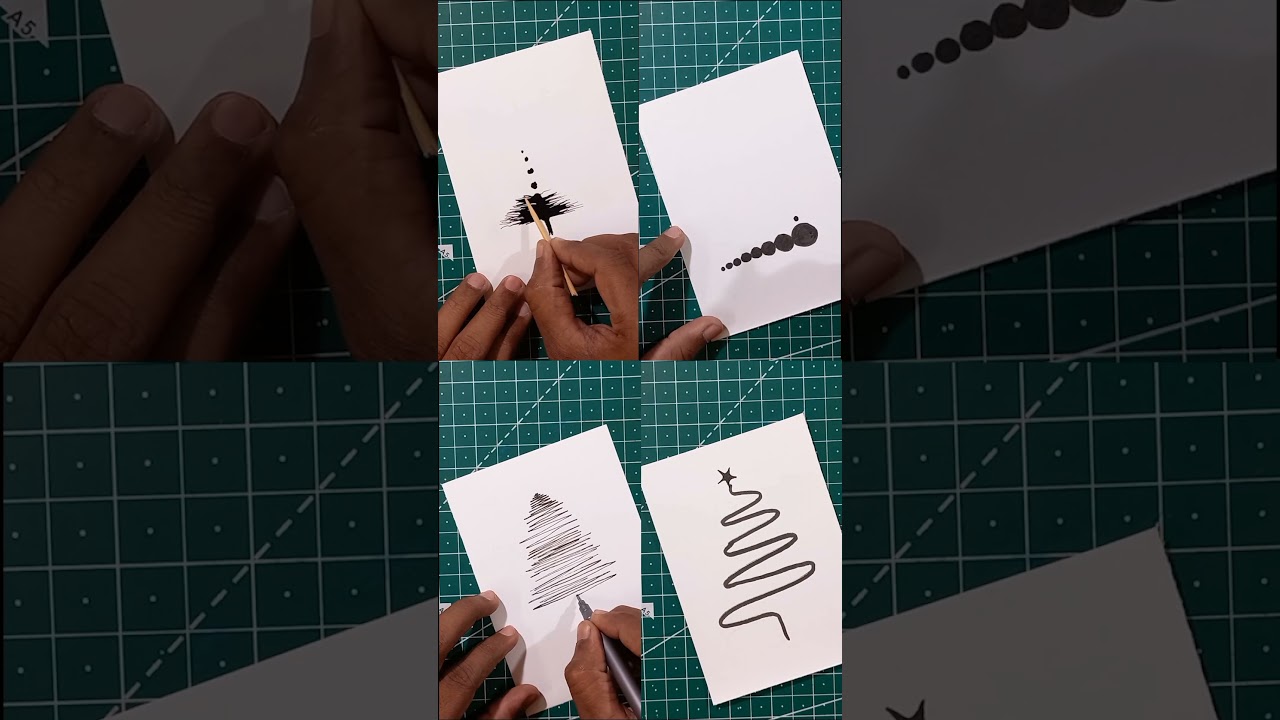 Christmas Tree Drawing | Xmas Special Clipart | Merry Christmas