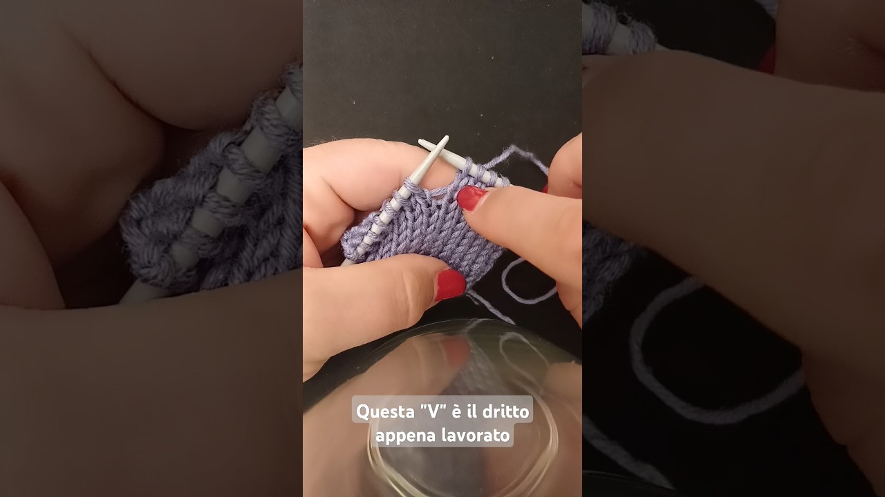 Lezioni base di maglia: il dritto 