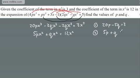 Core 1 Extension Questions   Algebraic Expressions (2)