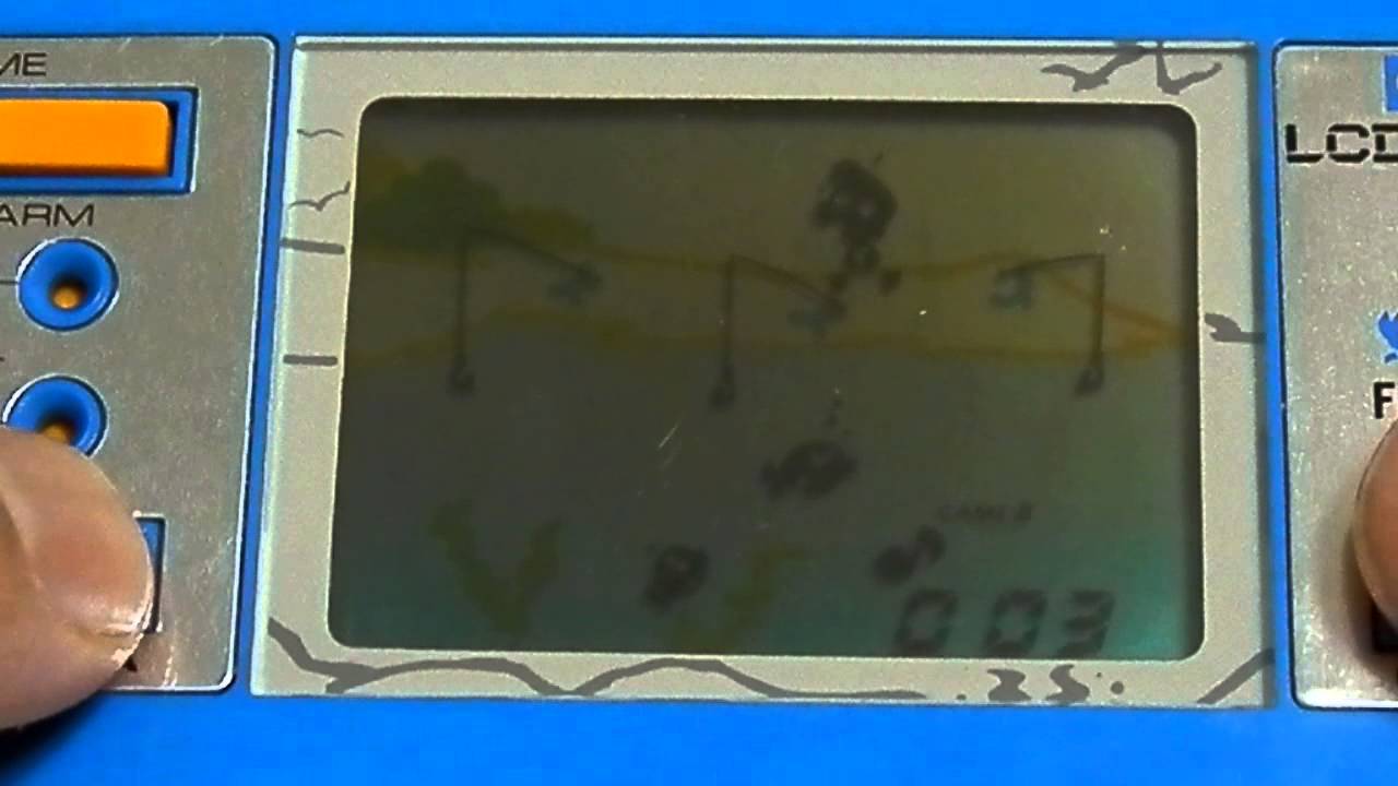 12973 Gakken LCD Card Game Fishing Boy