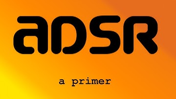 ADSR - attack, decay, sustain, release - the sound envelope