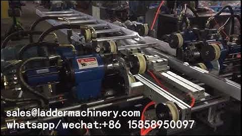 2 in 1 automatic expanding and riveting machine for straight ladders (South Africa)