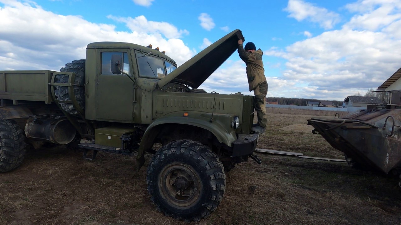 15 литровый монстр ЯМЗ-238 Регулировка клапанов КрАЗ-255 - YouTube