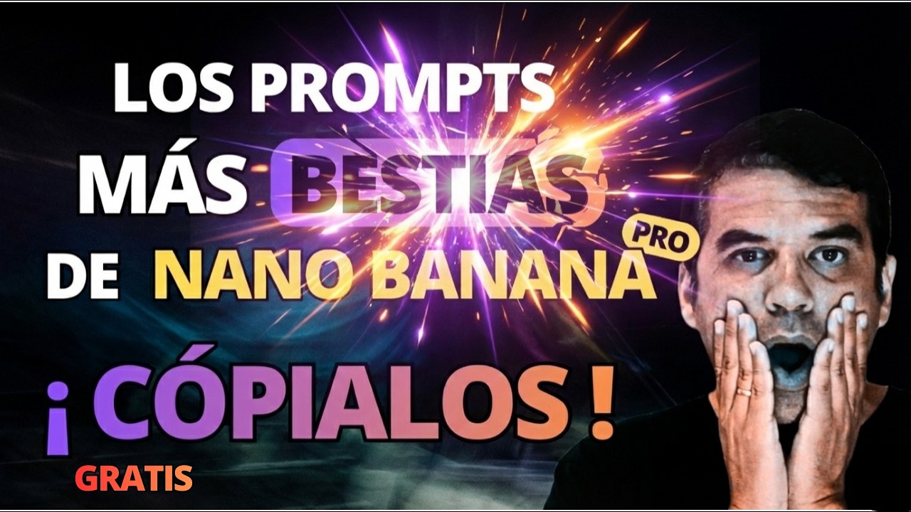 Estos PROMPTS SECRETOS para NANO BANANA PRO son ORO PURO | Grátis - YouTube