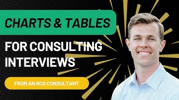 Charts and Table Analysis for Consulting Cases: Tips & Strategies