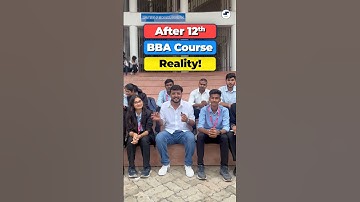 😓After 12th Reality of BBA Course? Honest Replies by SAGE BBA Students✅ #Shorts #BBA #BBACourse