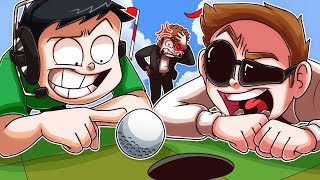 NOGLA AND KEVIN TRY TO CHEAT IN GOLF IT