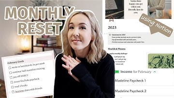 February Monthly Reset | Plan, budget, and set goals with me for a new month ✨