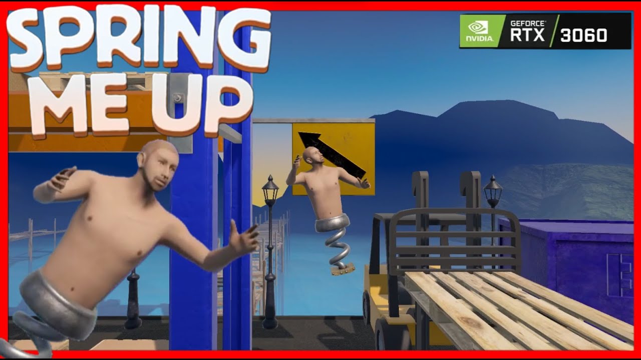 Rage Launching Myself Into Pure Pain | Spring Me Up Demo | Commentary Gameplay