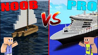 MINECRAFT: NOOB VS PRO - PERAHU IPIIIIN NOOB