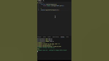 Perfect Square in JavaScript with just a few lines of code! 🚀✨ #javascript #coding #shorts #comedy