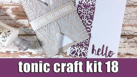 Elegant Gatefold Card | tonic craft kit 18
