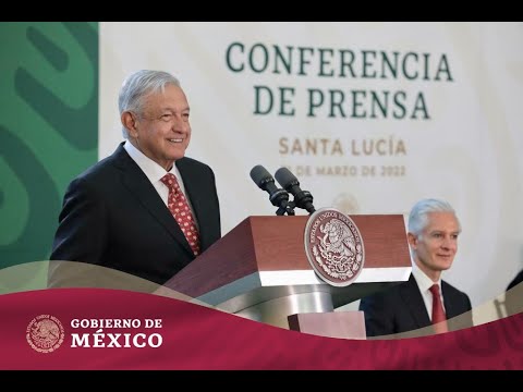 #ConferenciaPresidente desde el Aeropuerto Internacional Felipe Ángeles | Lunes 21 de marzo de 2022